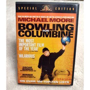 Bowling for Columbine (DVD, 2002) Michael Moore 2 Disks Excellent Condition